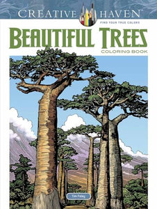 Creative Haven Beautiful Trees Coloring Book 