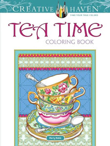 Creative Haven Teatime Coloring Book 