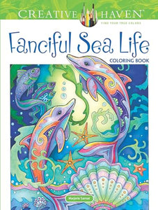 Creative Haven Fanciful Sea Life Coloring Book 