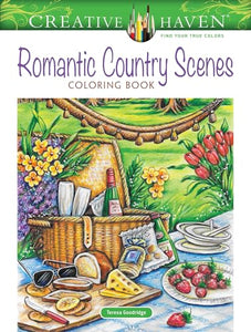 Creative Haven Romantic Country Scenes Coloring Book 