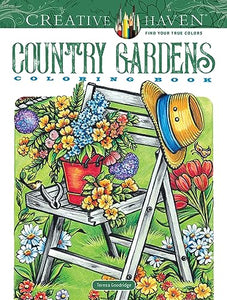 Creative Haven Country Gardens Coloring Book 