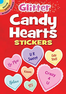 Glitter Candy Hearts Stickers 