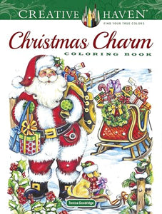 Creative Haven Christmas Charm Coloring Book 