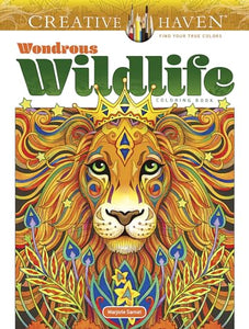 Creative Haven Wondrous Wildlife Coloring Book 