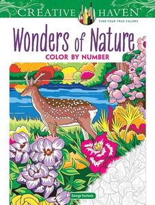 Creative Haven Wonders of Nature Color by Number 