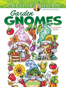 Creative Haven Garden Gnomes Coloring Book 