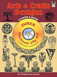 Arts and Crafts Designs CD-ROM and Book 