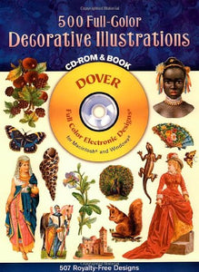 500 Full-Colour Decorative Illustra 