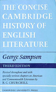 The Concise Cambridge History of English Literature 