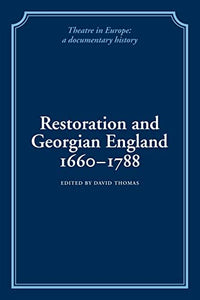 Restoration and Georgian England 1660-1788 