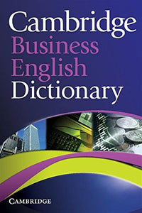 Cambridge Business English Dictionary 