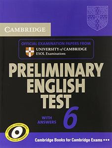 Cambridge Preliminary English Test 6 Student's Book with answers 