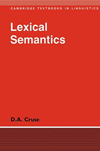 Lexical Semantics 