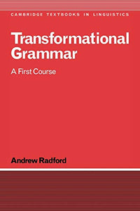 Transformational Grammar 