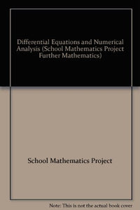 Differential Equations and Numerical Analysis 