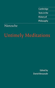 Nietzsche: Untimely Meditations 