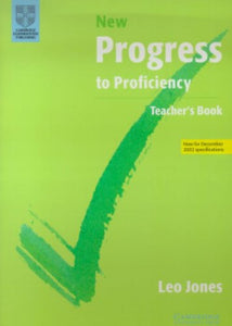 New Progress to Proficiency Teacher's book 