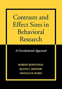 Contrasts and Effect Sizes in Behavioral Research 