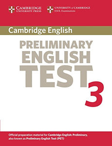 Cambridge Preliminary English Test 3 Student's Book 