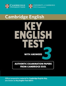 Cambridge Key English Test 3 Student's Book with Answers 