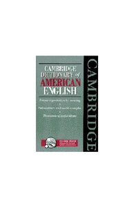 Cambridge Dictionary of American English Book and CD-ROM 