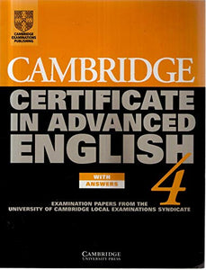 Cambridge Certificate in Advanced English 4 Student's Book with answers 