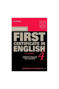 Cambridge First Certificate in English 4 Student's Book with answers 