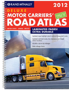 Rand McNally Motor Carries Road Atlas Deluxe 