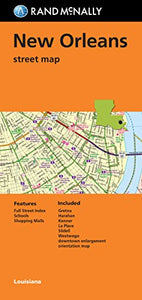 Folded Map New Orleans/Hammond/Ponchat La Streets 