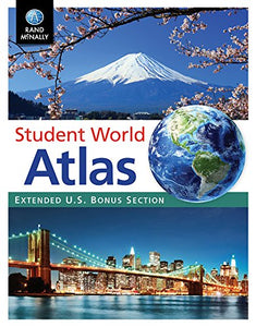 Rand McNally Student World Atlas Extended U.S. Bonus Section 