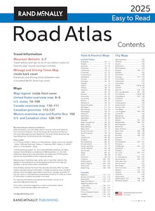 Rand McNally 2025 Easy-To-Read Midsize Road Atlas: United States, Canada, Mexico Easy to Read Large Print Maps (Rand McNally Road Atlas) 