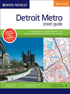 Rand McNally Detroit Metro Street Guide 