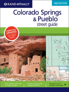 Rand McNally Colorado Springs & Pueblo Street Guide 