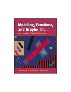 Modeling, Functions and Graphs 