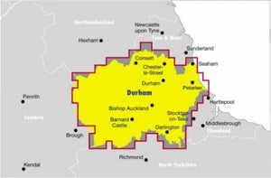 Ordnance Survey Durham Street Atlas 