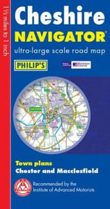 Navigator Road Map Cheshire 