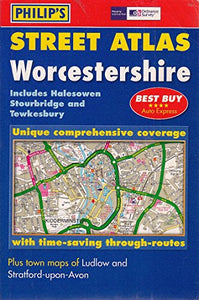 Philip's Street Atlas Worcestershire 