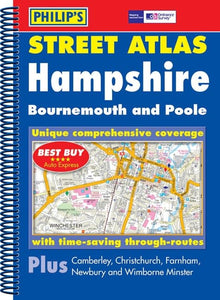 Philip's Street Atlas Hampshire, Bournemouth and Poole 