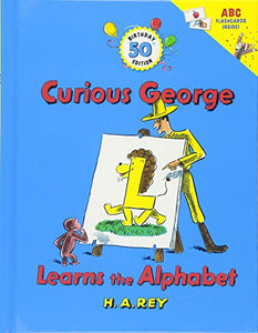 Curious George Learns the Alphabet (50th Birthday Edition with flash cards) 