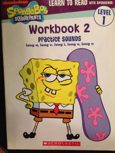 Learn to Read with Spongebob, Level 1 Workbook 2 