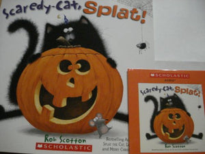 ScaredyCat Splat Book  Audio CD 