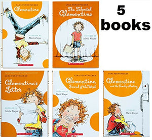 Sara Pennypacker CLEMENTINE Series SET , Books 1-5 (#1 - Clementine #2 - The Talented Clementine #3 - Clementine's Letter #4 - Clementine: Friend of the Week #5 - Clementine and the Family Meeting) 