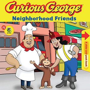 Curious George Neighborhood Friends (CGTV Pull Tab Board Book) 