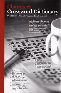 Chambers Crossword Dictionary, 2nd edition 