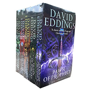 The Belgariad Series 1 To 5 Books Collection Set By David Eddings (Pawn Of Prophecy, Queen Of Sorcery, Magician's Gambit & 2 More) 