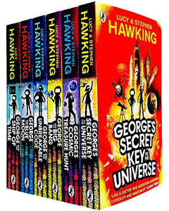 George's Secret Key to the Universe Complete 6 Books Collection Set by Lucy & Stephen Hawking (Secret Key to the Universe, Cosmic Treasure Hunt, Big Bang, Unbreakable Code, Blue Moon & Ship of Time) 