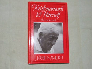 Krishnamurti to Himself 