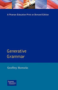 Generative Grammar 