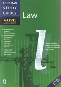 Longman A-level Study Guide: Law updated edition 