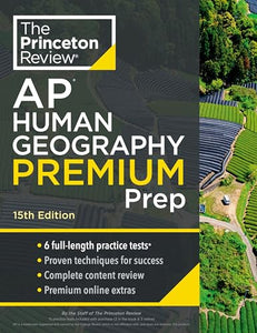 Princeton Review AP Human Geography Premium Prep, 2024 